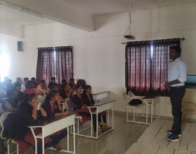 Guest Lecture by Mr. Abhishek Talawar, Business and Administrative Associate IBM on Career Guidance