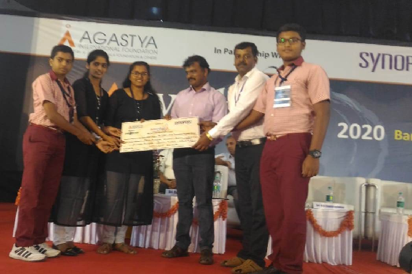 Project got consalation cash prize in ANVESHAN-2020